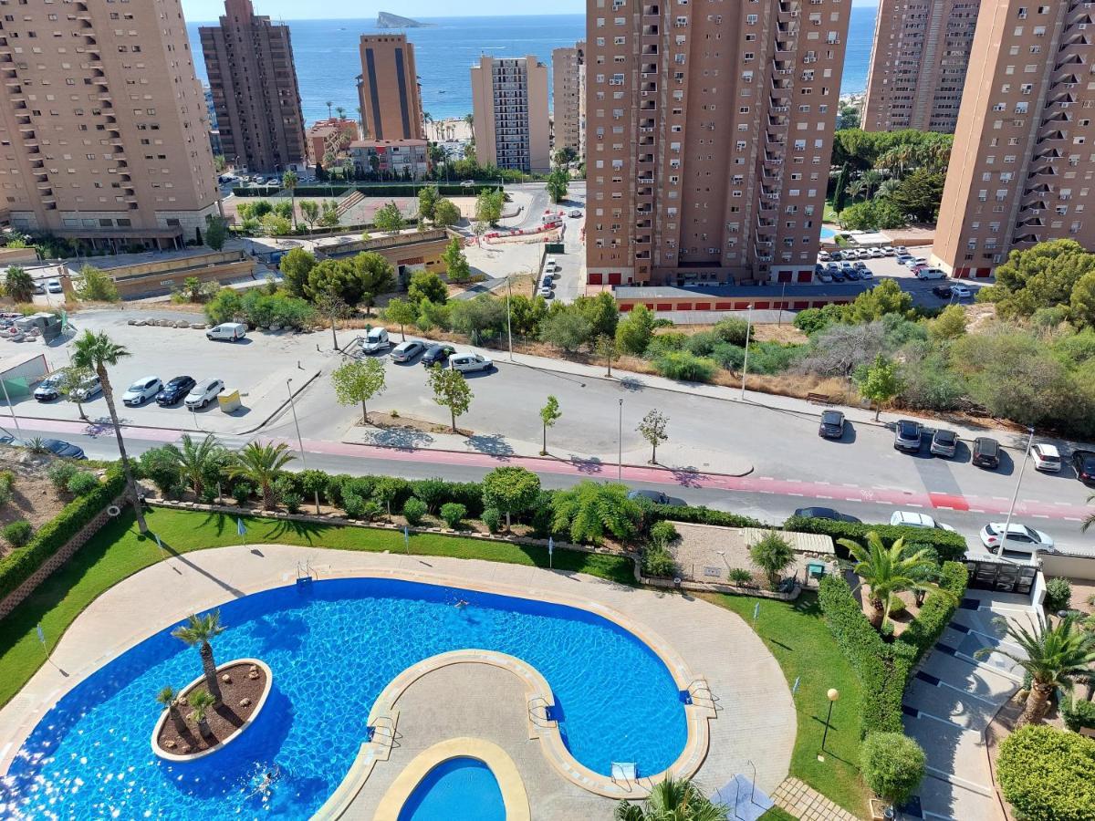 Las Marinas 8O Con Vistas Al Mar Y Piscina By Vero Benidorm Bagian luar foto